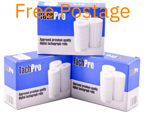 Digital tachograph printer rolls