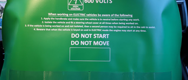 EV Electric vehicle VOR steering wheel Cover