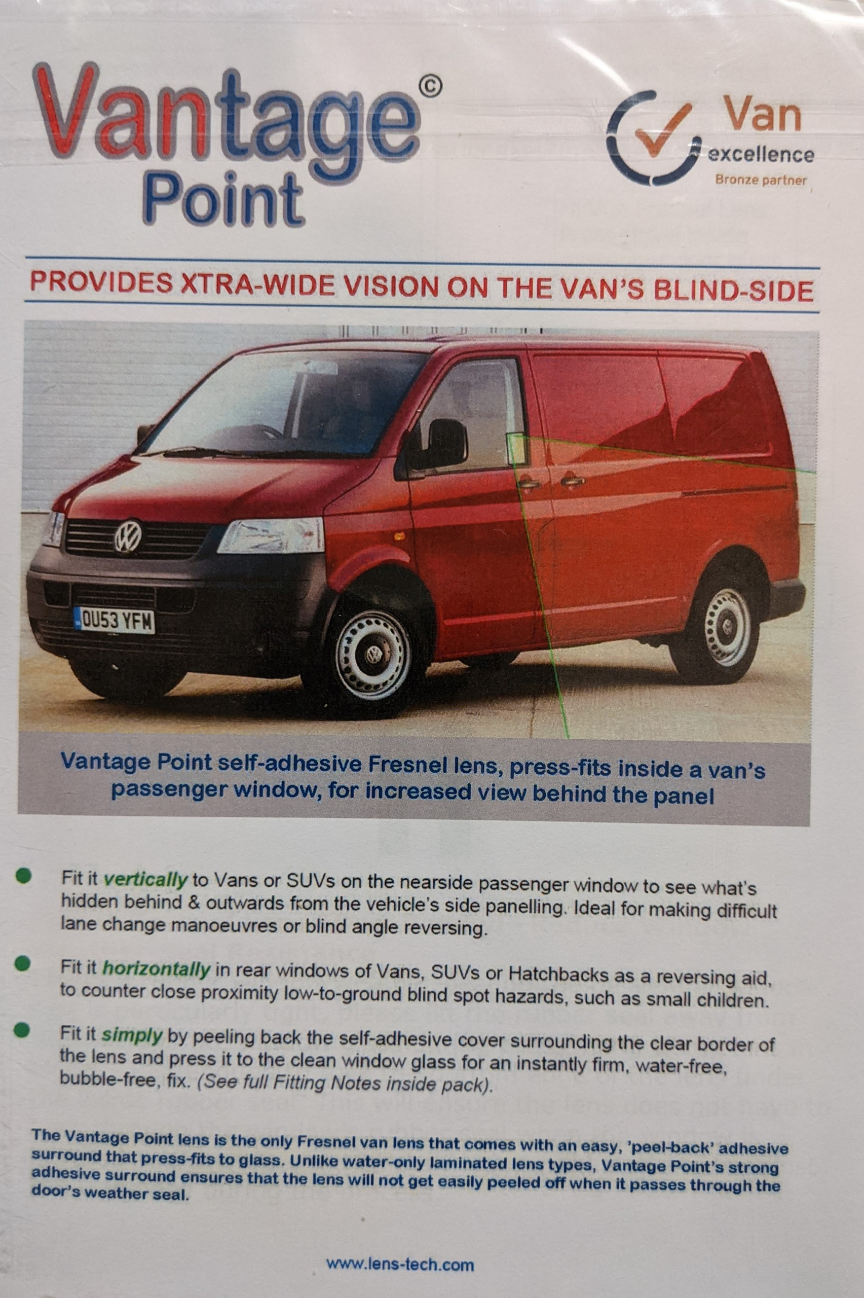 van blind spot 